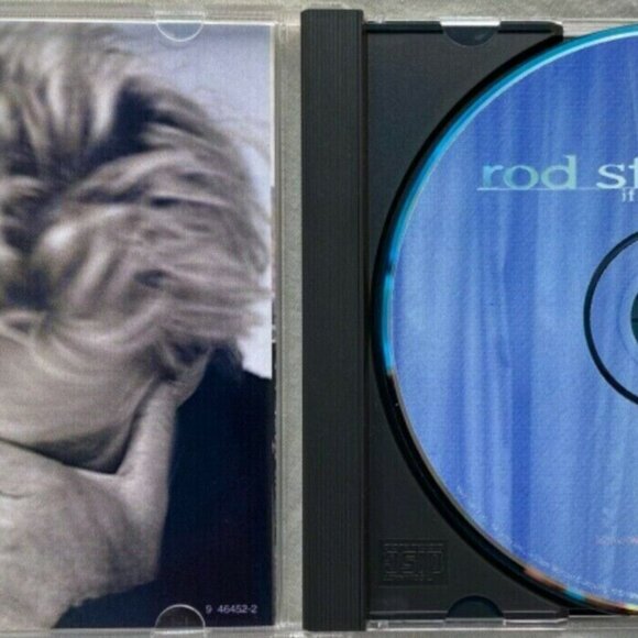 CD Rod Stewart If We Fall in Love Tonight 1996 Warner Bros. Vintage - Picture 3 of 7